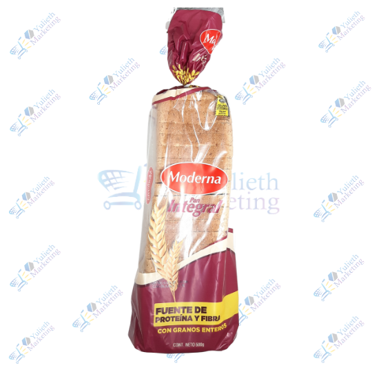 Moderna Pan Integral Familiar Pack 20u Rebanadas 600g